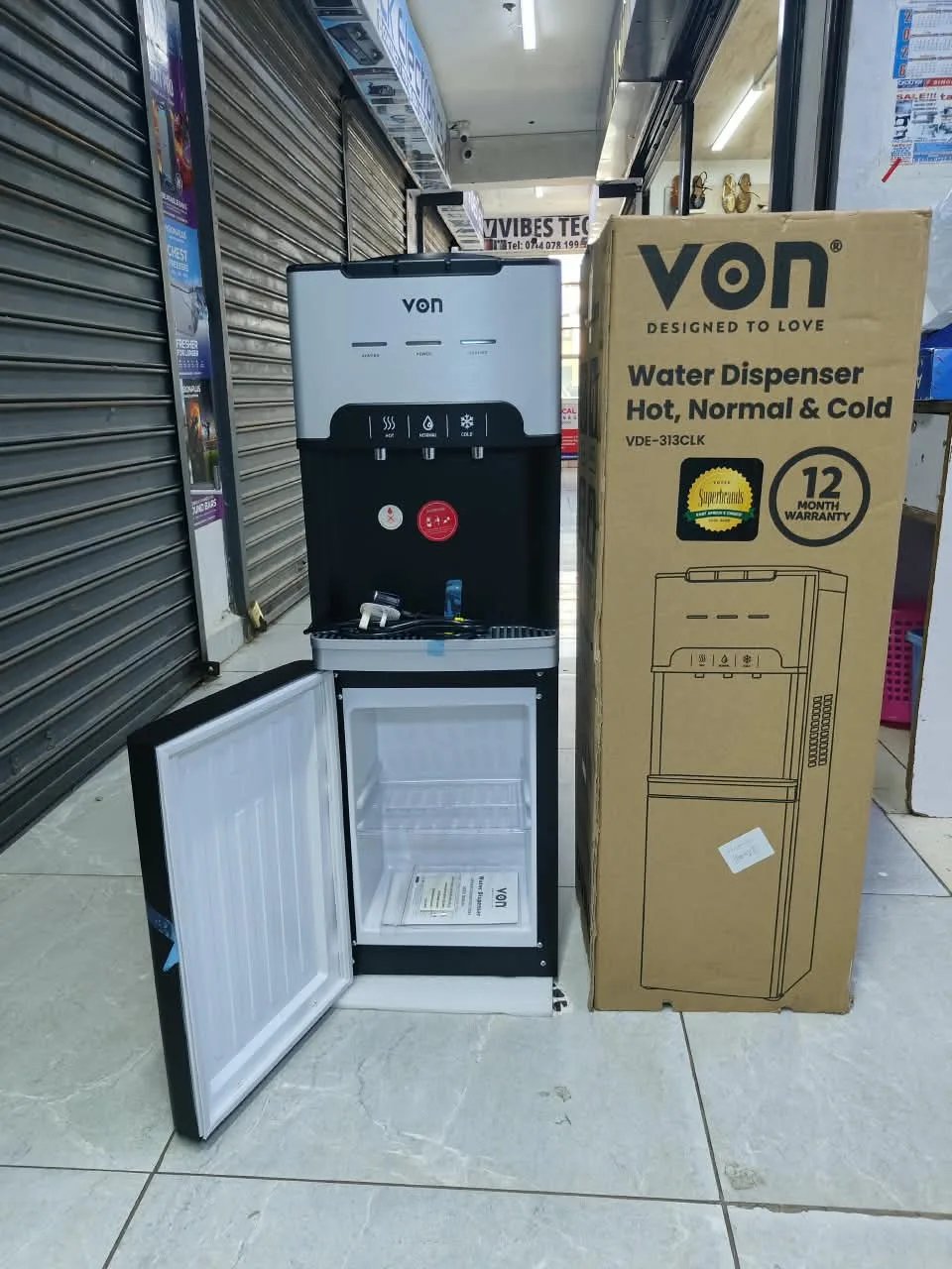 VON Hot, Normal and Cold Water Dispenser